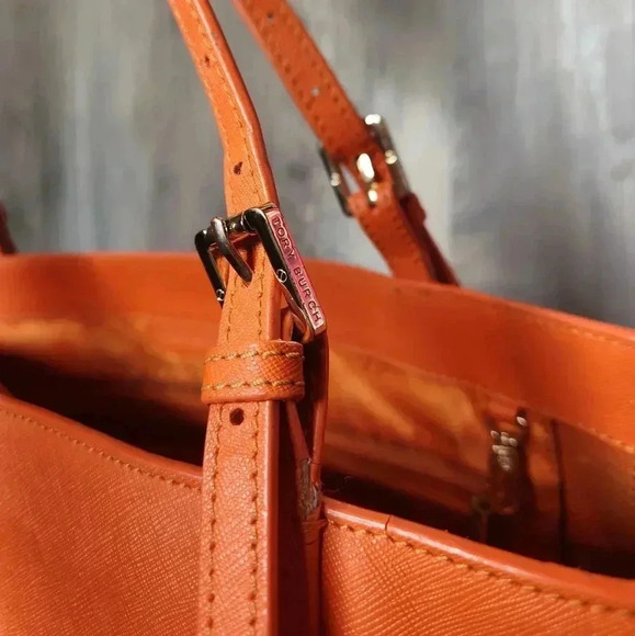 Tory Burch York Buckle Tote Bag in Orange - Picture 12 of 16